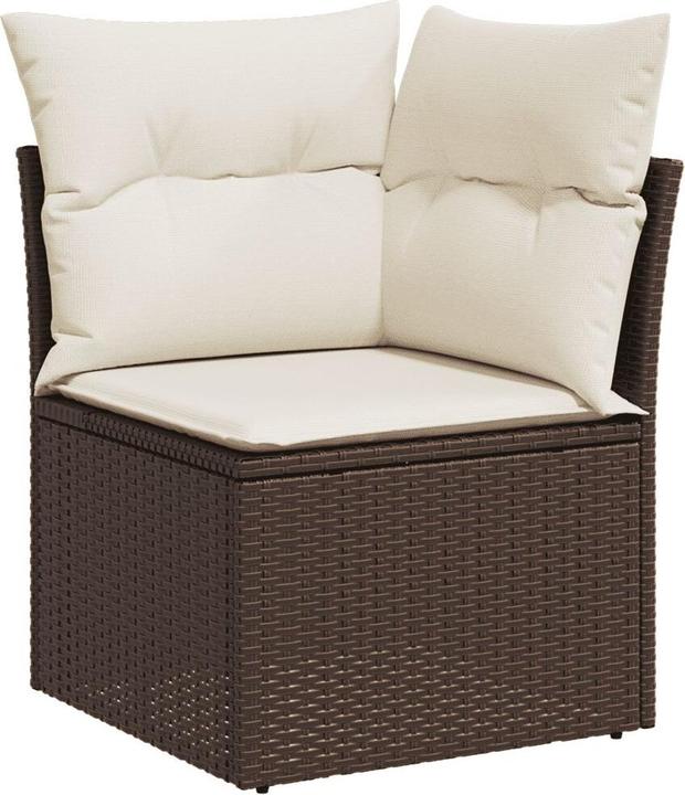 Image du produit VidaXL Meuble de jardin Canapé Ensemble de jardin Ensemble de jardin 7 pièces Marron