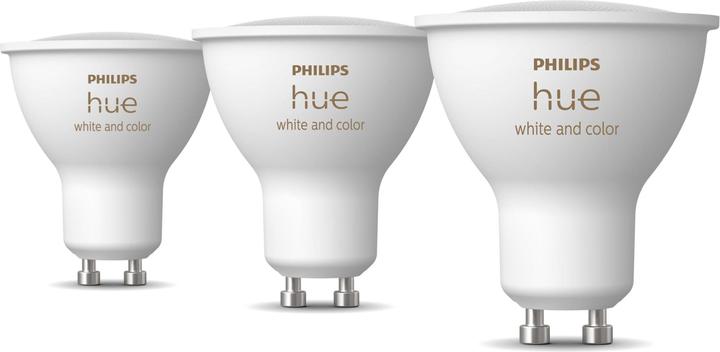 Philips Hue White & Color Ambiance (GU10, 4.20 W, 400 lm, 3 x, E)