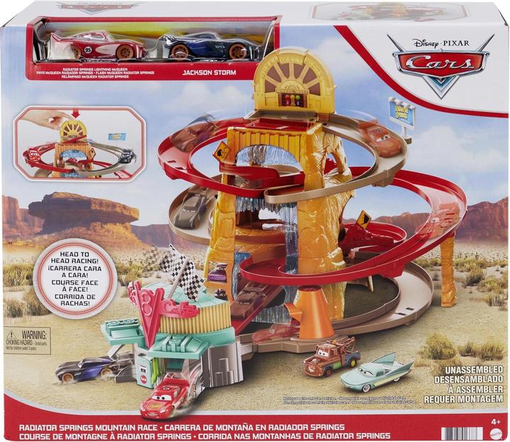 Actual product image Disney Cars Radiator Springs Mountain Race Playset