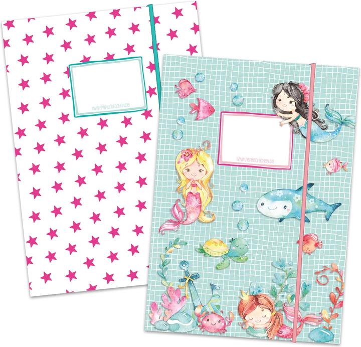 Produktbild Papierdrachen Schulmappe Meerjungfrau (A4, 2 x)