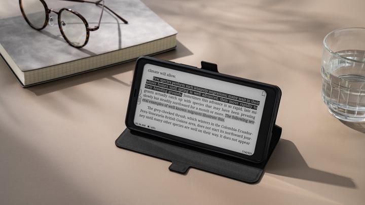 Actual product image Onyx Flip-Fold Cover Case for 6.13" Palma - Ultra-Dark Grey