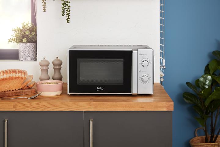 Actual product image Beko MOC 20100 SFB si Microwave 700W 20L 5Steps Mechanical Timer (20 l)