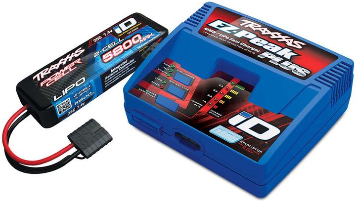 Produktbild Traxxas EZ-Peak Plus-Lader 2970G + 1x 2S Lipo 5800mAh 2843X EU-Version / Ergänzungs-Paket