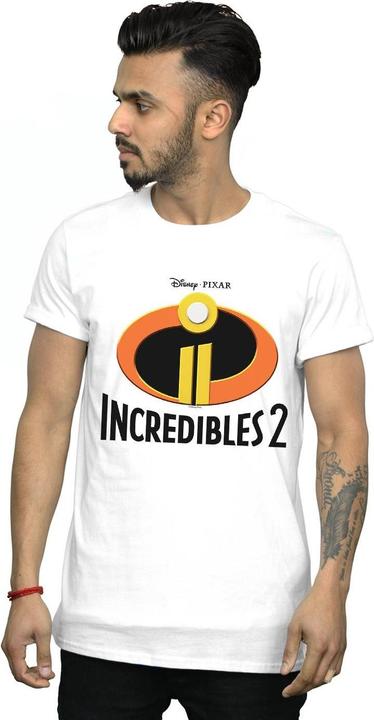 Actual product image Disney Mens Incredibles 2 Emblem Logo T-Shirt (M)