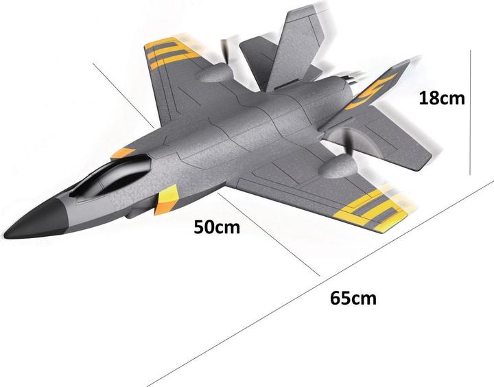 Actual product image Totally Tech Sky Raider XXL (Jet)