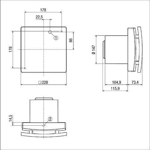 Produktbild Maico Kleinraumventilator