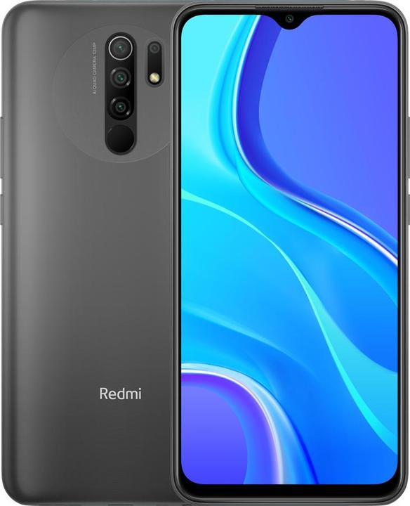 Produktbild Xiaomi Redmi 9 (32 GB, Carbon Grey, 6.53", Dual SIM + SD, 13 Mpx, 4G)
