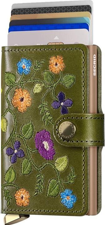 Immagine prodotto Secrid Stitch Floral Miniwallet, olive
