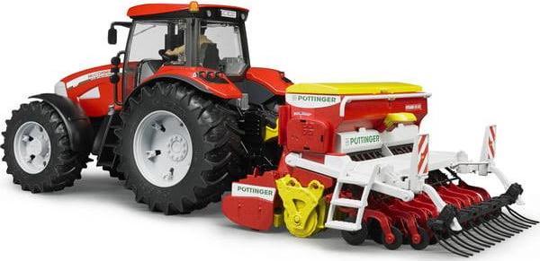 Actual product image Bruder Pöttinger seed drill power harrow