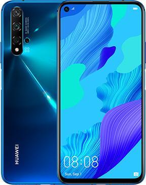 Huawei Nova 5T (128 GB, Crush blue, 6.26", Dual SIM, 48 Mpx, 4G)