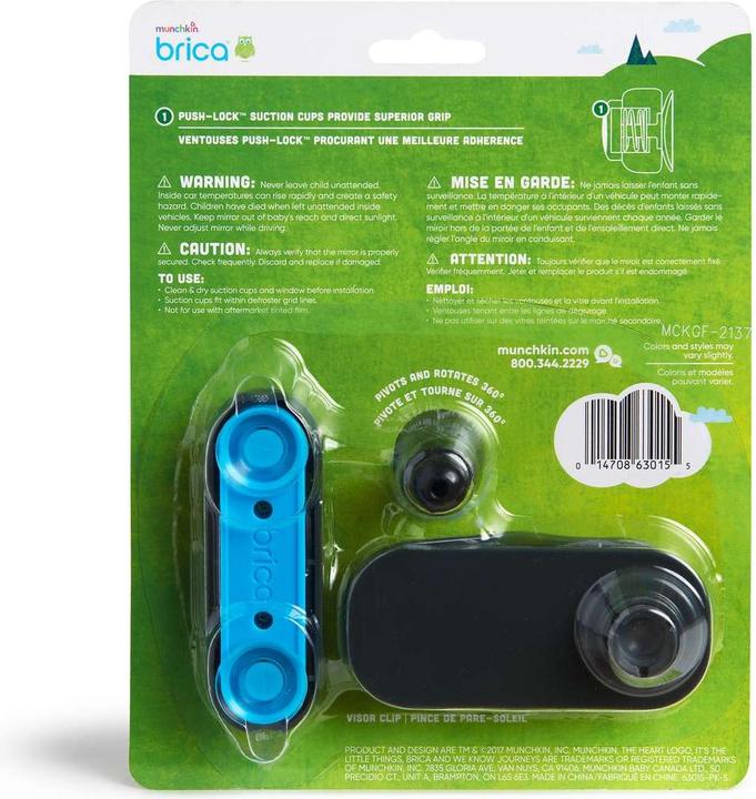 Actual product image Munchkin Brica Dual-Sight mirror