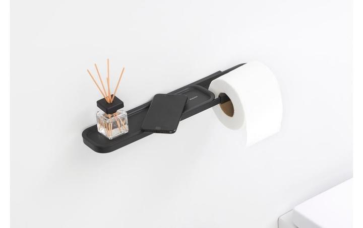 Produktbild Brabantia Toilettenpapierhalter Mindset mit Ablage Anthrazit