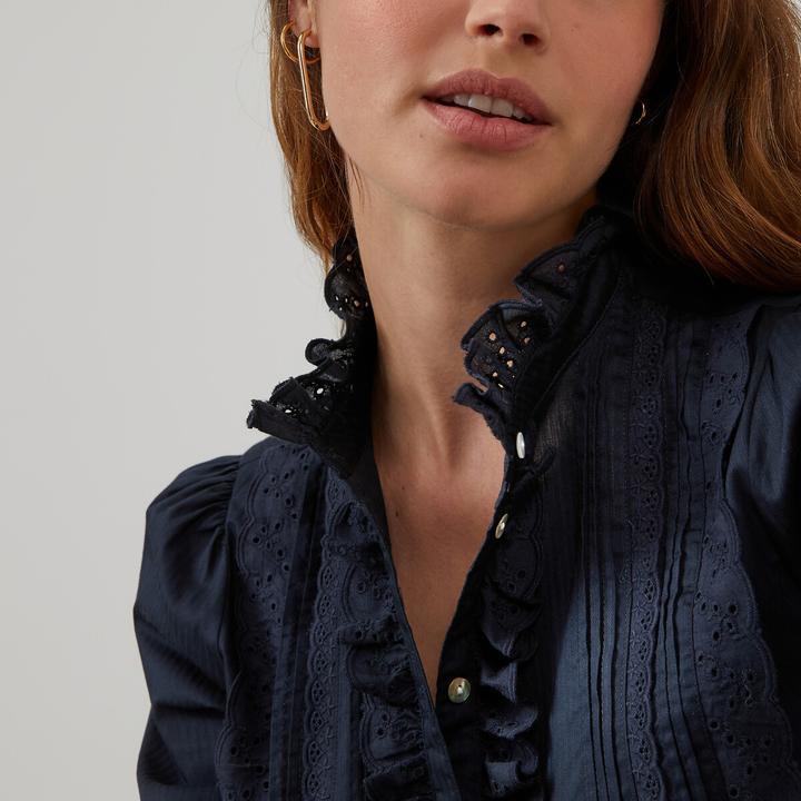 Produktbild La Redoute Collections Viktorianische Rüschenbluse Signature (50)
