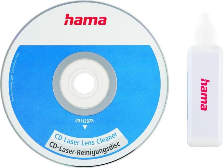 Image du produit Hama Disque de nettoyage laser CD, avec liquide de nettoyage, emballé individuellement (0 x)