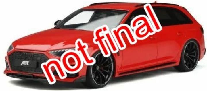 Actual product image Solido 1:43 Audi RS6-R Misano red