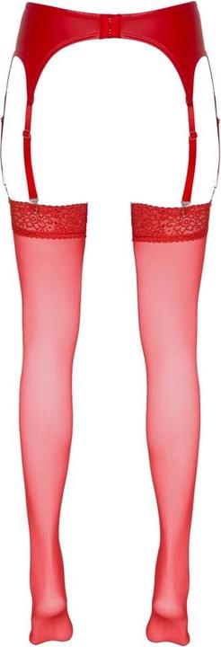 Actual product image Cottelli Collection Suspender stockings red (L)