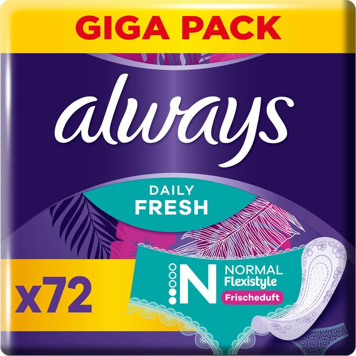 Produktbild Always Daily Fresh Normal Flexistyle (72 x, Slipeinlagen)