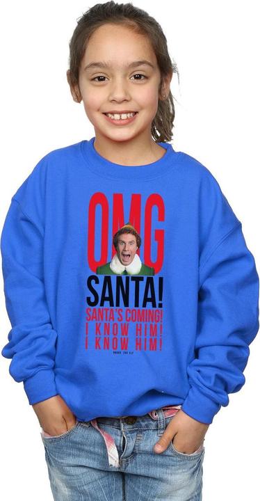 Image du produit Elf - Sweat OMG SANTA KNOW HIM - Fille (128)