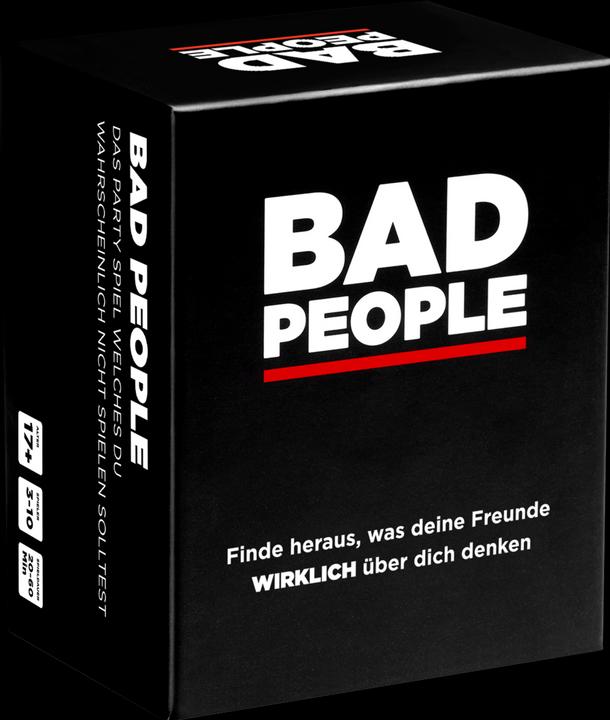 Produktbild Dyce Games Bad People - Finde heraus, was deine Freunde WIRKLICH über dich denken (Deutsch)