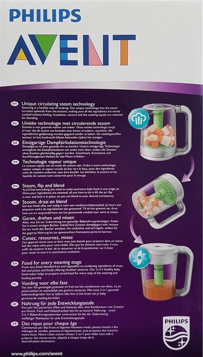 Actual product image Philips Avent Combined steamer and blender