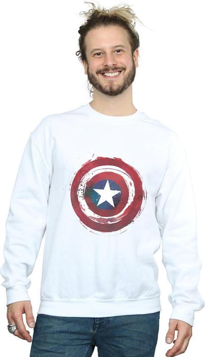 Produktbild Captain America Splatter Shield Sweatshirt (L)