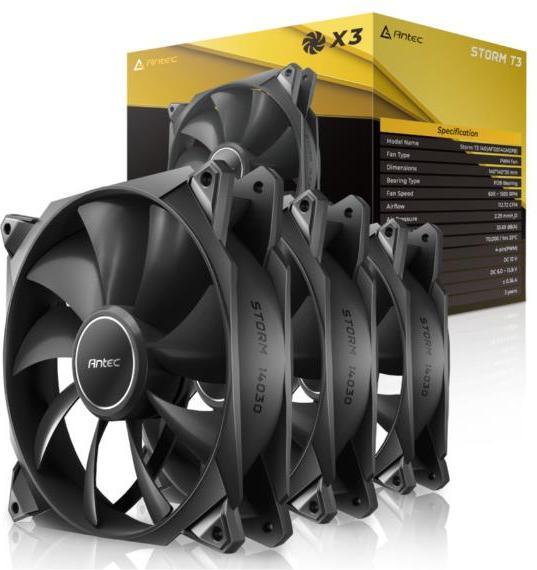 Image du produit Antec Ventilateurs PC Storm T3 PWM 140 (140 mm, 3 x)