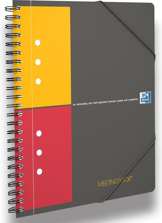 Actual product image Oxford Meetingbook (A5+, Checked, Soft cover)