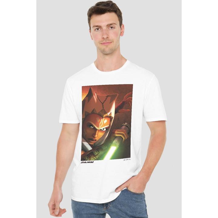 Actual product image Ahsoka Mens Panel T-Shirt (S)
