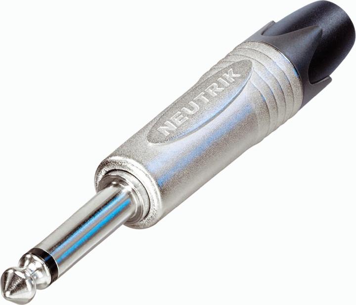 Immagine prodotto JTI 1/4" professioneller Telefonstecker, 2-polig, Nickelkontakte, Nickelgehäuse