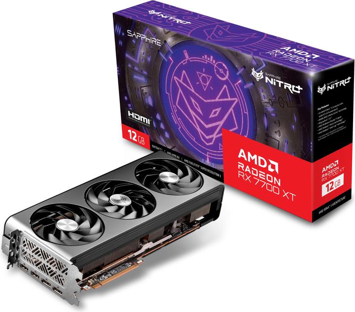 Image du produit Sapphire Nitro+ RX 7700XT (12 Go)
