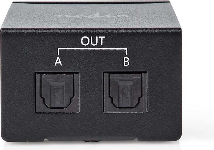 Image du produit Nedis Séparateur TosLink 2 voies Ports - entrée : TosLink femelle Ports - sortie : 2X TosLink D
