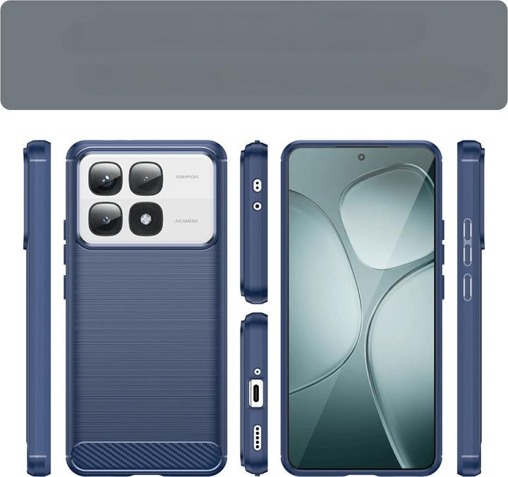 Produktbild Cover-Discount Xiaomi 14T Pro - Metall Carbon Look Hülle (Xiaomi 14T Pro)
