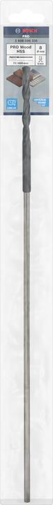 Produktbild Bosch Professional Zubehör PRO Wood HSS Installationsbohrer, 6 x 75 x 400 mm (6 mm)