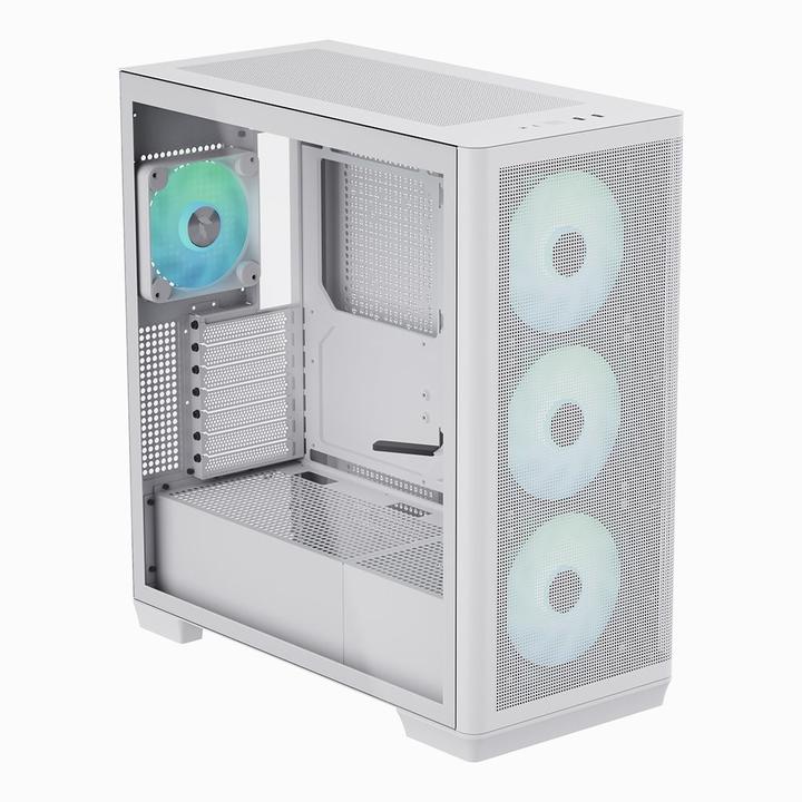 Image du produit AeroCool Geh Midi APNX C1 MicroATX/ATX/MiniITX o.N. (blanc) (mATX, ATX, Mini-ITX)