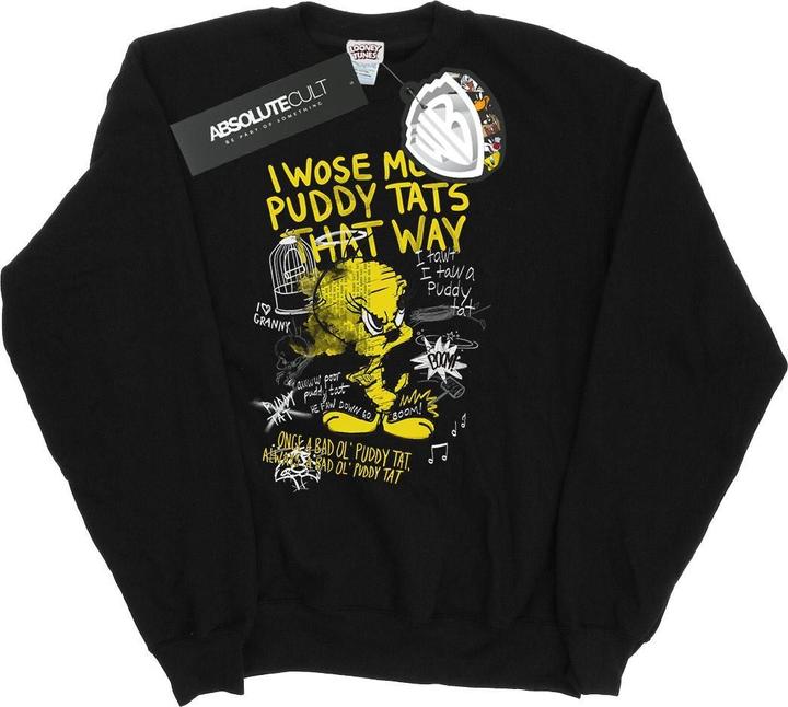 Immagine prodotto Looney Tunes Tweety Pie More Puddy Tats Felpa Uomo (S)