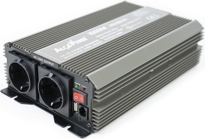 President AlcaPower voltage inverter from 1500W 24V-230V, modified sine wave, USB connection