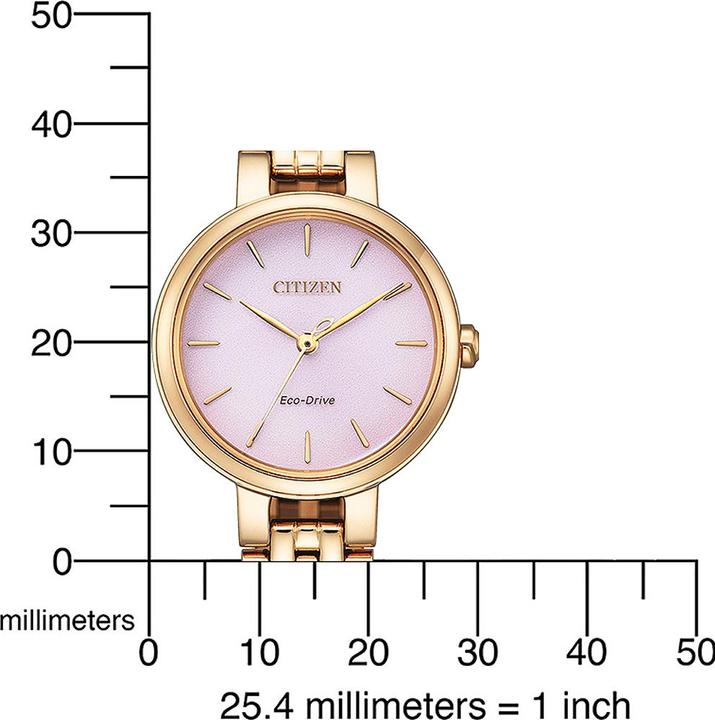 Produktbild Citizen EM0993-82X Eco-Drive Elegance Damen 28mm 5ATM (Analoguhr, 28 mm)