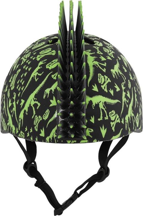 Produktbild MGA Kinderhelm Junior C-Remme T-Rex Bonez Mohawk Schwarze Grösse S Child Fs 5+ (50-54 cm) (neu) (54 cm)