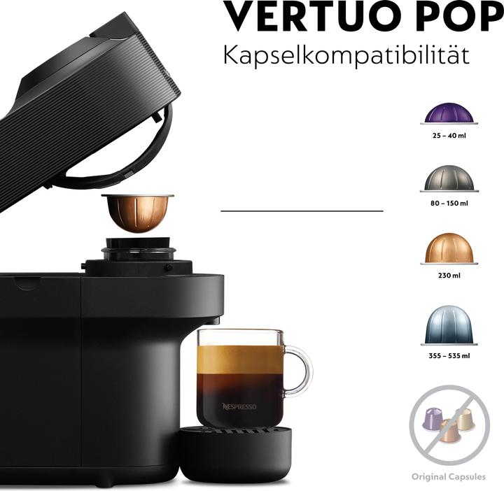 Produktbild De'Longhi Nespresso Vertuo Pop (NESPRESSO Vertuo, EU-Stecker)