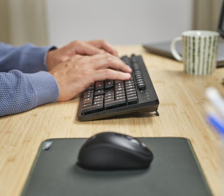 Image du produit Trust Ody Ii Wl Clavier Souris Blk D (DE, Sans fil)