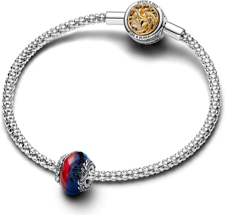 Produktbild Pandora Game of Thrones Eis & Feuer Drachen Doppeltes Murano Glas Charm (Murano-Glas)
