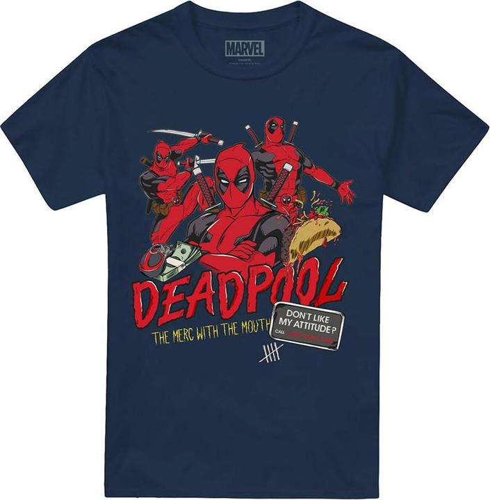Immagine prodotto Deadpool Attitude Maglietta Uomo (XL)