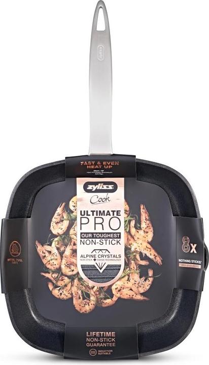 Immagine prodotto Zyliss Ultimate Pro (26 cm, Padella grill, Alluminio, Acciaio inossidabile)