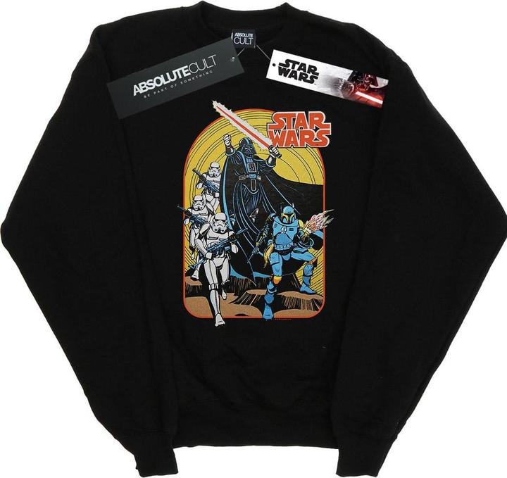 Produktbild Star Wars Vintage Comic Scene Sweatshirt (L)