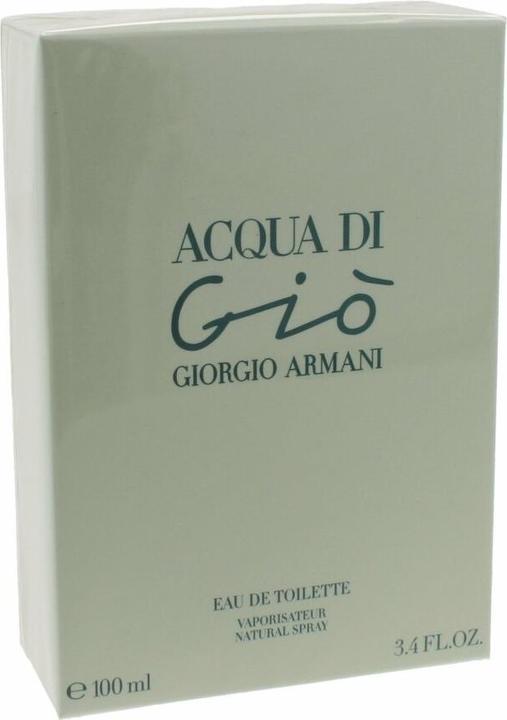 Actual product image Giorgio Armani Giò Acqua (Eau de toilette, 100 ml)
