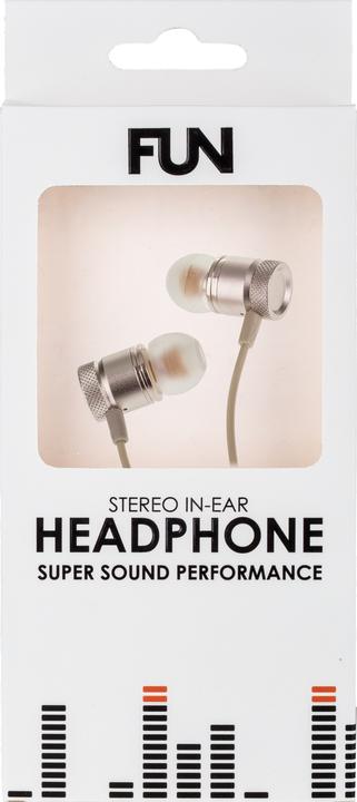 Produktbild Peter Jäckel FUN Stereo Headphone Premium Gold mit 3.5mm Klinkenanschluss (Kabelgebunden)