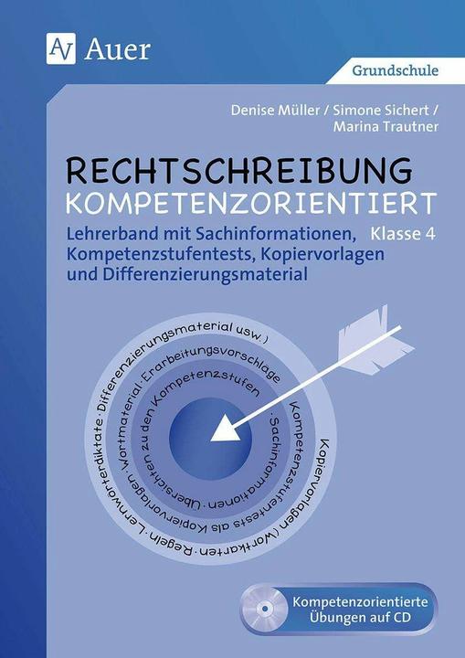 Produktbild Rechtschreibung kompetenzorientiert - Klasse 4 LB (Deutsch, Marina Trautner, Denise Müller, Simone Sichert, 2016)