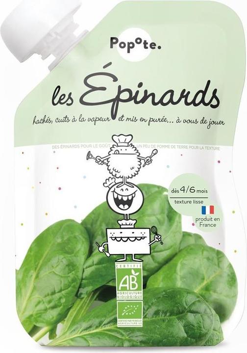 Popote Quetschie Spinat BIO (120 g)