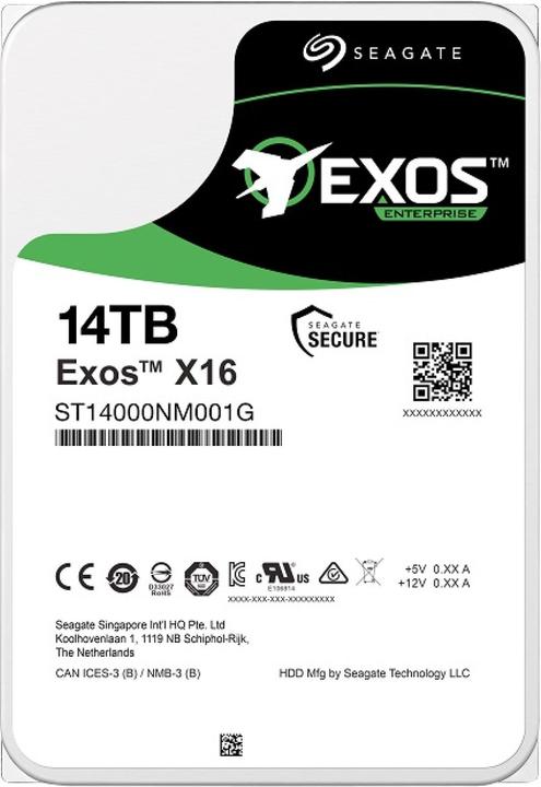 Seagate Exos X16 (14 TB, 3.5", CMR)