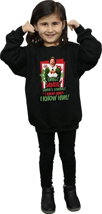 Immagine prodotto Elf OMG Santa Felpa Ragazze (140, 146)